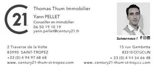 Appartement F2 à vendre - 2 pièces - 30.64 m2 - COGOLIN - 83 - PROVENCE-ALPES-COTE-D-AZUR - Century 21 Thomas Thum Immobilier Appartement F2 à vendre - 2 pièces - 30.64 m2 - COGOLIN - 83 - PROVENCE-ALPES-COTE-D-AZUR - Century 21 Thomas Thum Immobilier